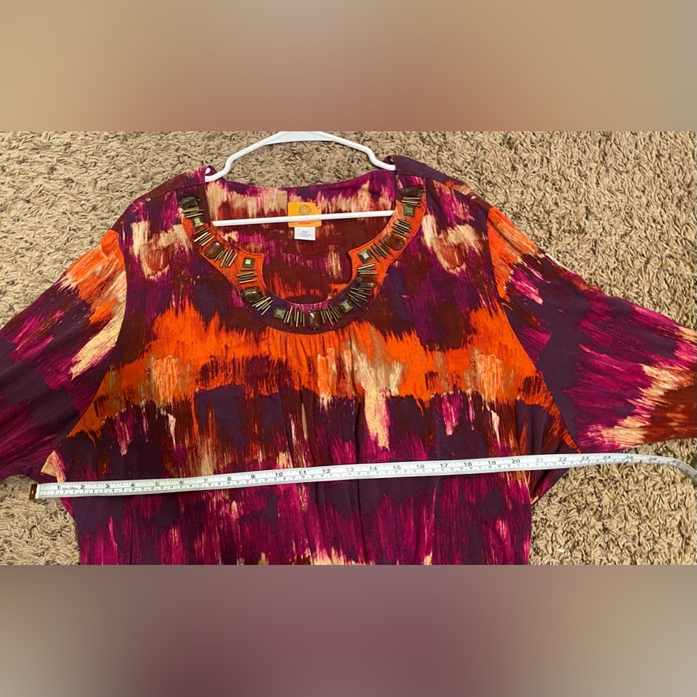 Gorgeous Ruby Rd Women’s Blouse 2x - Picture 6 of 11